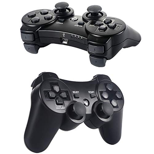 Mando PS3,Sefitopher Bluetooth Controller Joystick con Doble vibración