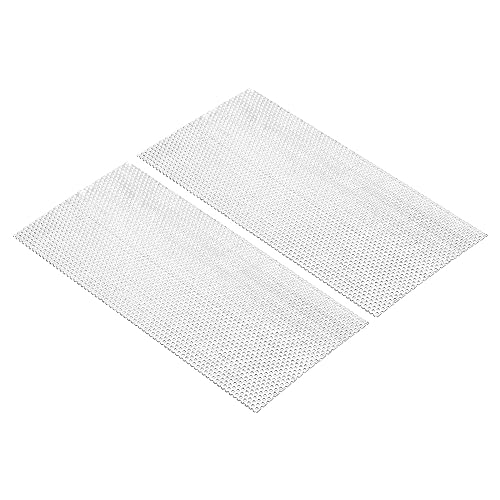 PATIKIL 8" x 4" 304 Stainless Steel Perforated Sheet