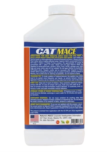 Image of Nature's Mace Cat Yard & Home Use Concentrate, Plant-Based Formula, Indoor /Outdoor, 40 oz