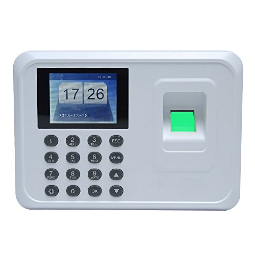 Aibecy Intelligent Biometric Fingerprint Password Attendance Machine Employee Checking-in Recorder 2.4 inch TFT LCD Screen DC 5V Time Attendance Clock - Thumbnail 6