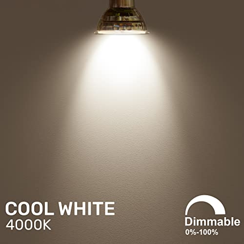paul russells LED Glass GU10, Dimmable Fittings Spot Lightbulbs, 4.5W 345 Lumens LED Bulbs, 50w Equivalent - Image 3