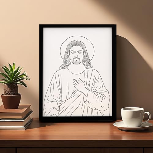 Lámpara de mesa de noche Jesús LED 4D, grande miniatura 6
