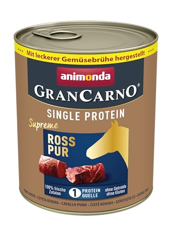 Produktbild von Animonda GranCarno Single Protein Supreme Adult Ross pur - 6 x 800 g