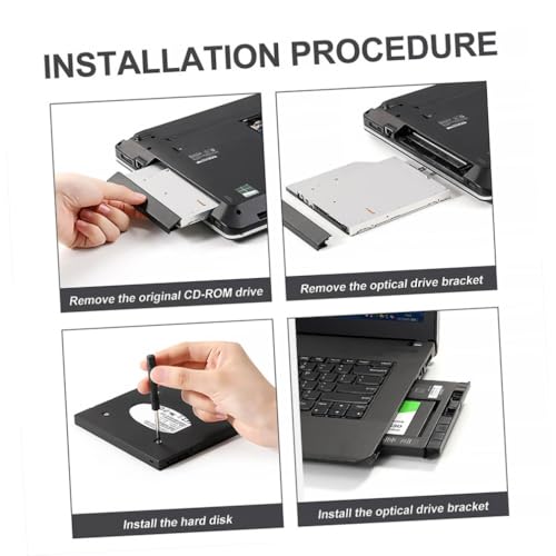 Mikikit SSD Tray Caja Adaptadora para Disco Duro de Laptop miniatura 7
