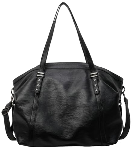 Women Trendy Crossbody Handbag Large PU Leather Tote Bag Commuting Shoulder Purse Travel Dating