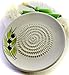 BonCera, All-in-one Premium Ceramic Garlic Grater Plate 4-Piece Set - White Olive Design, Classic Style - For Garlic, Ginger, Chocolate, and more! - Comes with 5.25