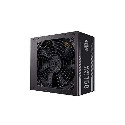Cooler Master MWE 750 White 230V V2 nätaggregat, EU kontakt - 80 PLUS 230V EU-certifierad, tyst 120-HDB fläkt, DC-till-DC + LLC-krets med en enkel +12V-lina - 3 års garanti