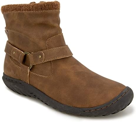 JBU by Jambu Women's Westwood Water Resistant Motorcycle Boot, Brown, 9 | Image 1