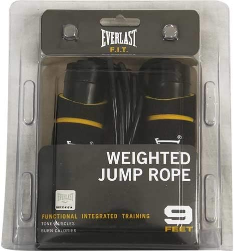 Everlast Evergrip Skakanka Obciążona Czarna
