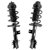 Detroit Axle - 2 Front Struts for Fiat 500, 2012 2013 2014 2015 2016 2017 Pair Struts with Coil Spring Assembly Replacement Suspension Complete Strut Shock