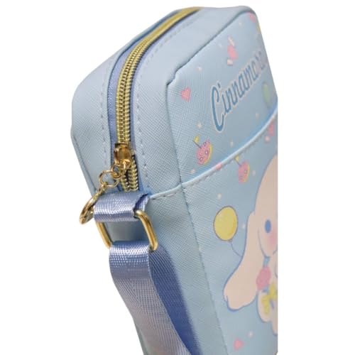 Image of cute cartoon-themed mini crossbody bag, also a shoulder bag, features a cartoon pattern design