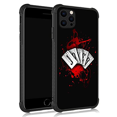 ZHEGAILIAN iPhone 13 Pro Case,Joker Cards iPhone 13 Pro Cases for Men/Boys,UNBreak Reinforced Corners Fashoin Back Cover Soft TPU Bumper Frame Full Body Case Designed for iPhone 13 Pro