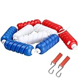 Seguridad De La Piscina Piscina Divisor Corchera Línea, Línea de Carril de natación Duradera y fácil de Instalar para Parque acuático,Piscina paisajística,Playa,1m/3.3ft