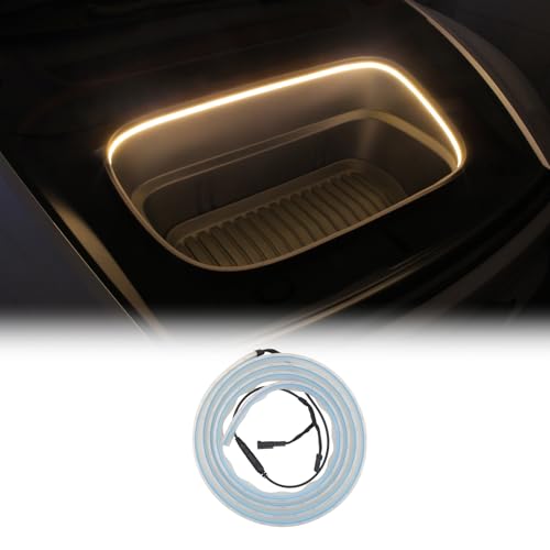 Tira de Luz LED Frontal para Tesla Model Y Juniper 2020-2026 miniatura 1