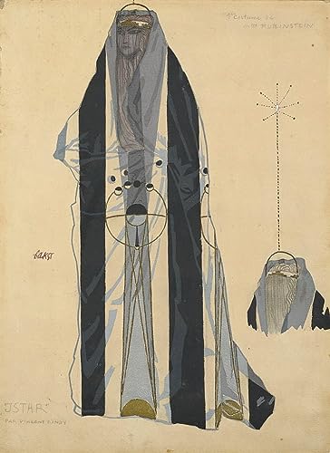 Tableau Ballet Istar Leon Bakst SERENDIPITP reproduction art haut de gamme
