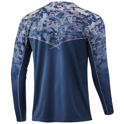 Image of HUK Men's Icon X Long Sleeve Shirt, Performance Fishing Shirt