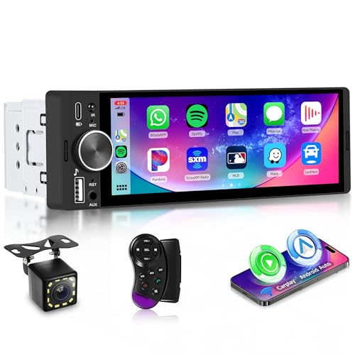 Radio para Auto Single Din con Pantalla Táctil 6.28" miniatura 1