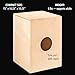 Meinl Percussion Jam Cajon Box Drum with Snare and Bass Tone for Acoustic Music — Made in Europe — Baltic Birch Wood, Play with Your Hands, 2-Year Warranty (JC50NTWR)