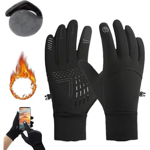 Nuotuv Dodorado Winter Gloves, Reshline Winter Gloves, Premium Thermal Gloves, Unisex Winter Warm Touch Screen Warm Gloves (BLACK,XL) Cover