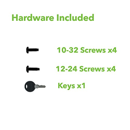 Navepoint Server Cabinet Case 19 Inch Rack Mount Dj Locking Lockable Deep Drawer With Key 4U #TOP6