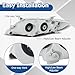 WFLNHB Headlights Assembly Replacement for Toyota Camry Base/CE/LE/XLE 2010 2011 Projector Headlights Headlamps Driver & Passenger Side