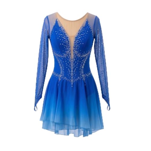 Robe de patinage artistique jupe de patinage sur glace et ballet