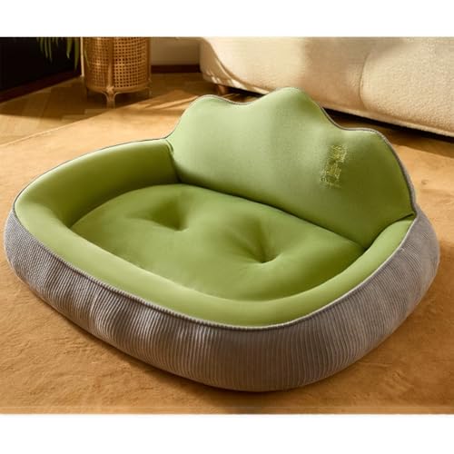 犬 ベッド 春の用 猫 ベッド 暖かい ペットベッド クッション 室内 ペット用品 洗える 大型犬にもぴったりの 室内用 通年 寒さ対策 おしゃれ 犬小屋 ペットソファ 付き 暖かい 滑り止め 洗える・快適な睡眠環境を提供 ペットのための最高の居場所(B,