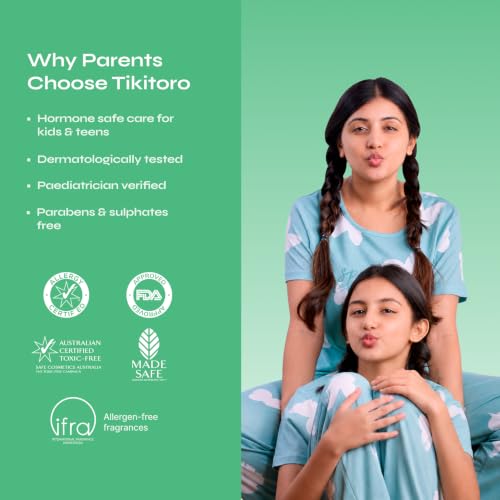 Image of Tikitoro Teens Nourishing Hair Conditioner with Avocado, Argan Oil and Murumuru Butter | Lightweight Conditioner | Controls Frizz & Smoothens Hair - (Age: 11+) (150 ml x 2)