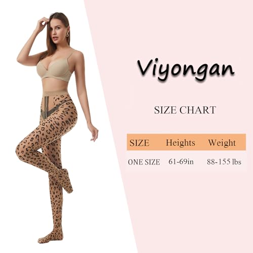 Image of Patterned Tights for Women High Waist Pantyhose Black Sheer Stockings 15D