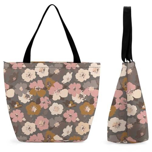Sac à bandoulière Fleur Marron, l'accessoire idéal pour votre shopping