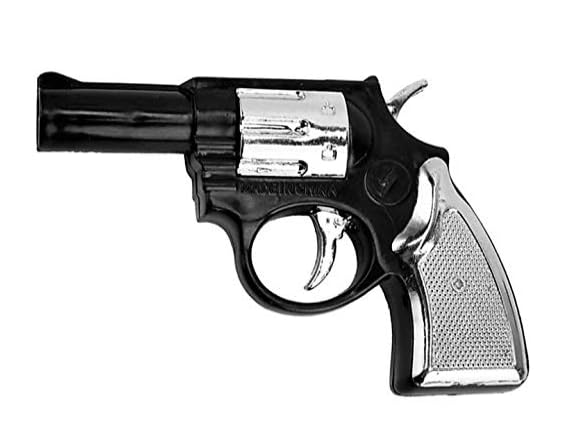 Image of ISKA Electric Shock Toy Gun Gang Tricky Light Prank to Giving Shocks to Friends for Fun,Black 1ps