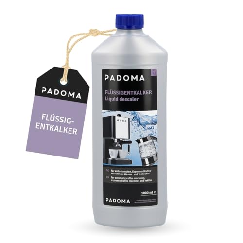 Descalcificador líquido PADOMA 10090133 para cafetera, hervidor de agua, 1000 ml