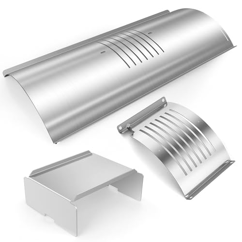 GORGERILA Flame Broiler & Heat Deflector Baffle Diffuser Kit for Pit Boss 1000 Series Pellet Grill Austin XL Grill Accessories Replacement Parts for Pit Boss 1100 1150 1600 PB1100PS2 (3 Pack)