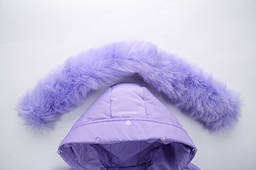 Ding-dong Kid Girl Winter Hooded Fur Down Parka Coat4