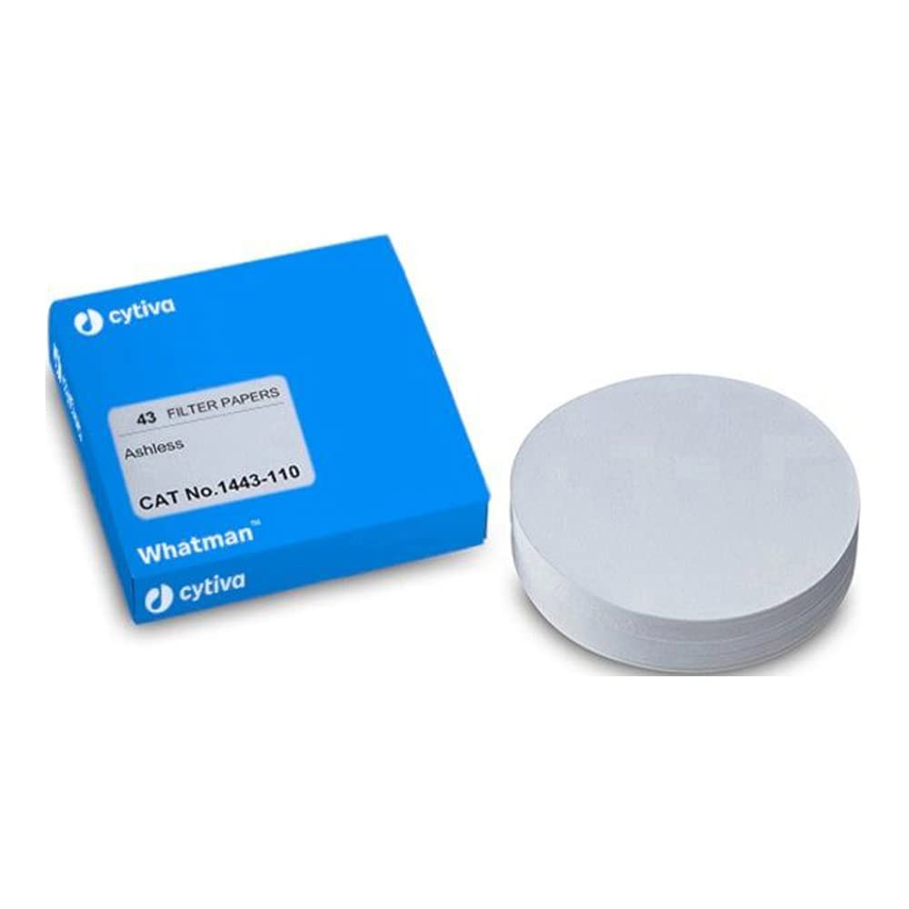 Whatman 1443185 Ashless Quantitative Filter Paper, 18.5cm Diameter, 16