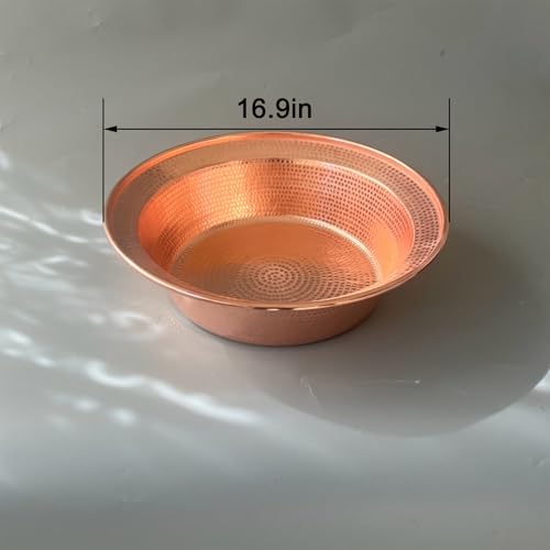 Bañera para pies de cobre tradicional y portátil miniatura 5