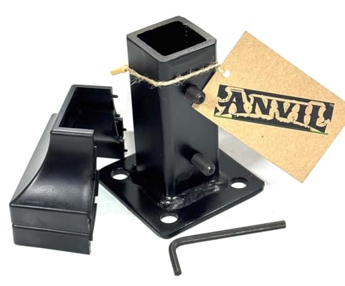 Anvil Rusty Stair Railing Post Repair Mount for 1" Rails