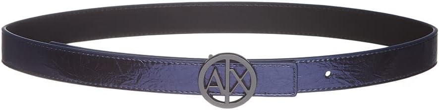 Armani Exchange Women's Logo Buckle Belt