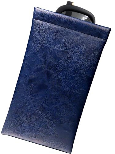 Image of Soft Sunglasses case | Large Glasses Case Holder - Eyeglass Pouch Squeeze Top | Glasses pouch Lightweight Extra Layers