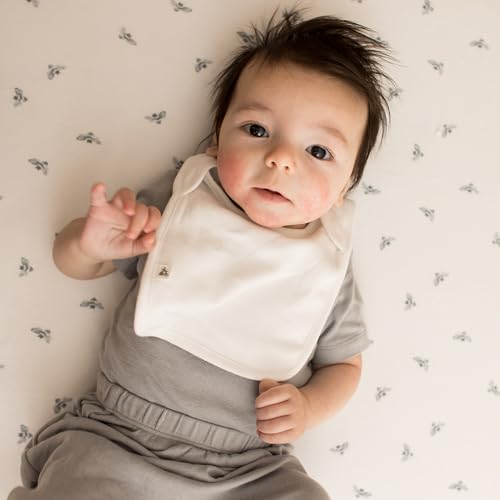 Burt's Bees Baby Organic Baby Bibs – 100% Cotton Newborn Infant Bibs for Baby Boys & Girls3