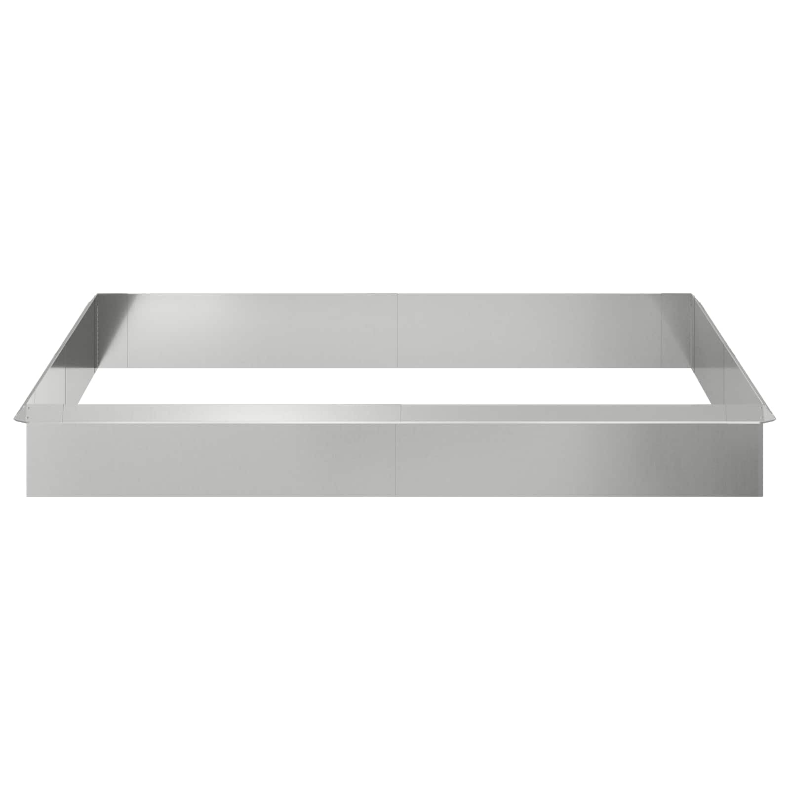 Ogrodzenie ślimaków, 12-częściowy zestaw z ocynkowanej stali, 100 x 3,5 x 25 cm, obramowanie rabatki i obrzeże trawnika z systemem wtykowym, łatwy montaż, obramowanie ogrodowe do rabatek i