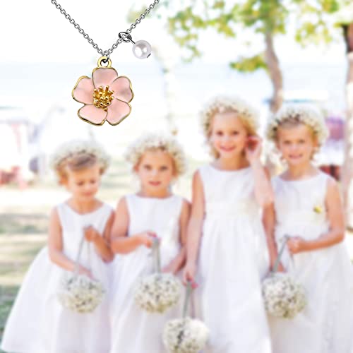 Zuo Bao Proposal Flower Girl Necklace Wedding Party Gift for Flower Girl4