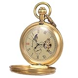 2. GUTE QUALITÄT - 100% nagelneu mit ausgezeichneter Verarbeitung, Präzise mechanische Bewegung, Eleganter Fall mit langer Kette, gutes Notengefühl. Fit für Gelegenheitsumfeld und Geschäft Gelegenheit. Für die Sicherheit ist die Vorderseite aus Acryl statt Glas.