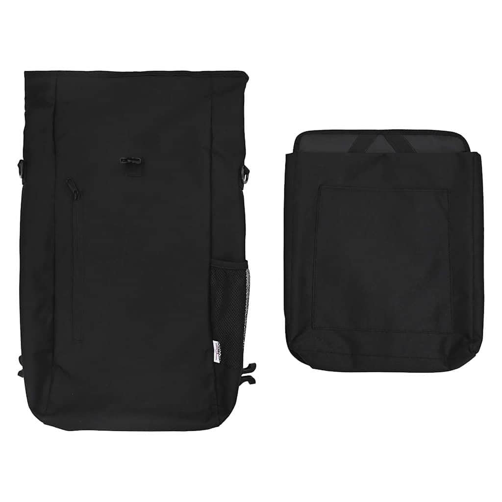 Borsa per bicicletta, impermeabile, 31 x 13 x 58 cm, in poliestere, nera, per escursioni in bicicletta, pendolari e viaggi