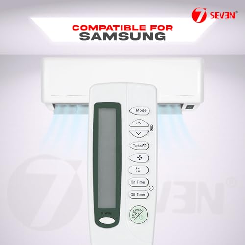 Image of 7SEVEN Compatible with Samsung Ac Remote Original DB93-03013A Model 11 of Split and Window Air Conditioner Suitable for 1 1.5 2 Ton ac - Match Exactly with Existing Model Remote Control