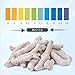Lighibeuty Crushed Coral Filter for Aquarium,Fish Tank Crushed Coral for Freshwater Aquarium Ph Aquarium Bio Filter Media Bag Reusable Aquarium Filter
