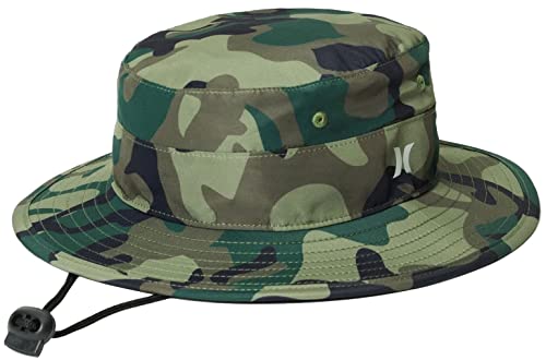 Hurley M Back Country Boonie - Gorra, Color Verde, Talla Unica