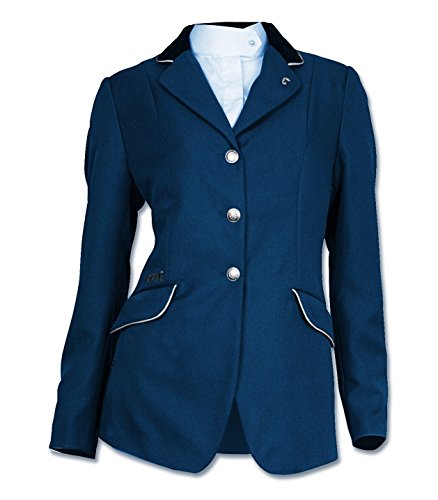 Blazer d'équitation Wintec Waldhausen bleu et or pour adulte mixte
