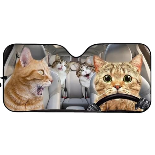 Parasol Coche Delantero Divertido Marca Generic