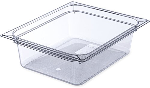 Poêle 1/2 GN Utopia en polycarbonate pour organiser les ingrédients de vos buffets